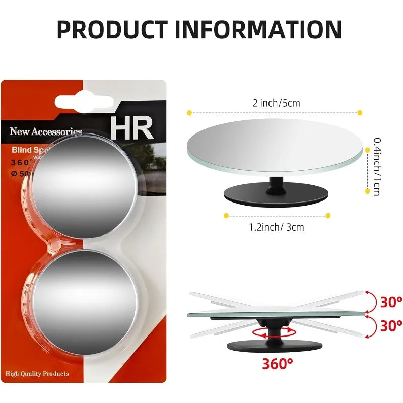 2pcs Blind Spot Mirror